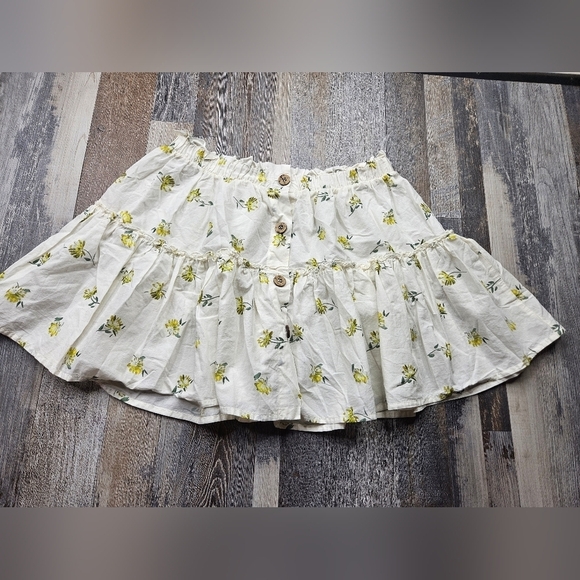 Eberjey Nostalgia Garden Nellie Floral Print Mini-Skirt Cloud Medium - Picture 4 of 15